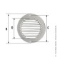 Grille de ventilation ronde inox A2