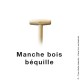 Manche bois béquille pour bêches / louchets MERMIER