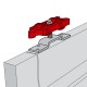 Kit 2 chariots alu T80 Ø8.2 à roulements à billes
