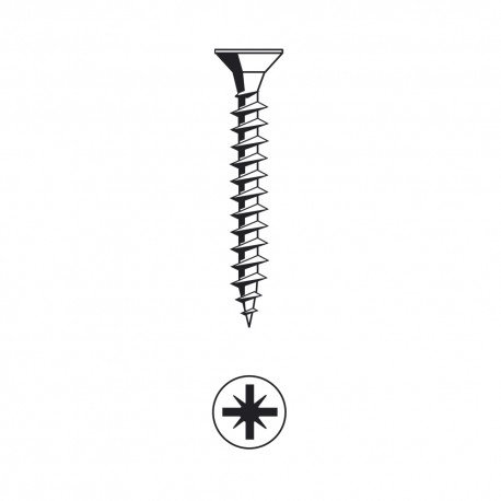 Vis agglo TF Z Inox