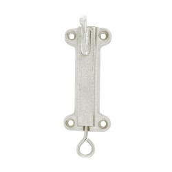 Loqueteau de persiennes boitié fonte tige zingué blanc