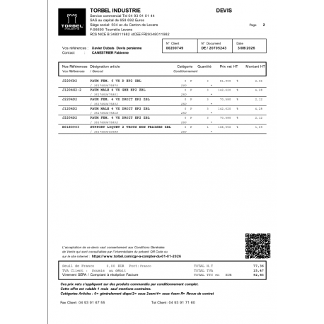 M Dubais / bras de projection
