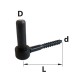 AFBAT GOND A VISSER Ø14 TIREFOND Ø10 L90mm NOIR