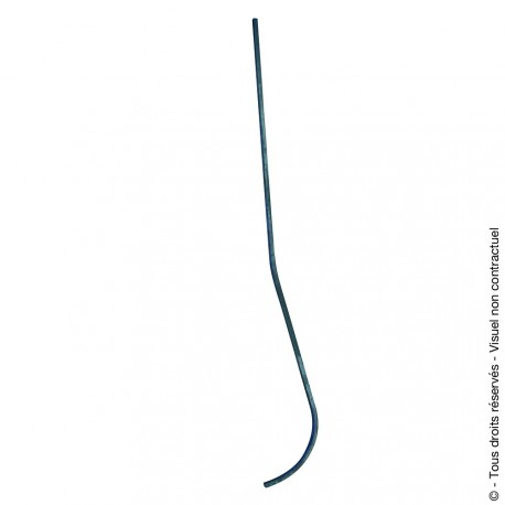 Barreau N°5 acier carré diamètre 14 mm